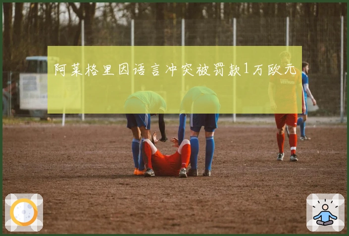 阿莱格里因语言冲突被罚款1万欧元